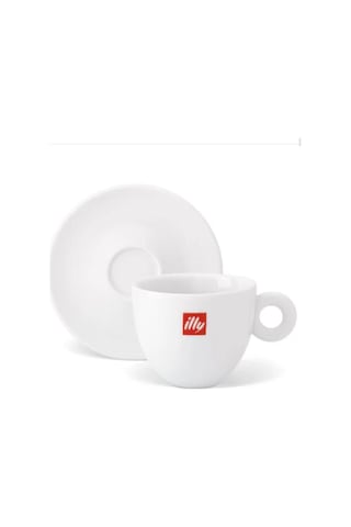 İlly Cappuccino Fincanı Ve Tabak 170 Ml Beyaz