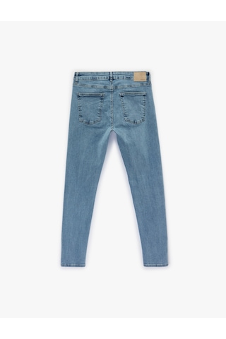 Koton Normal Bel Pamuklu Skinny Fit Jean Pantolon - Michael Jean Açık İndigo 6sam40052nd Açık İndigo