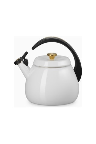 Le Creuset Su Isıtıcısı Çanı 2,1 L, Emaye Karbon Çelik, Şık Ve Dayanıklı Su Isıtıcılar Beyaz 11