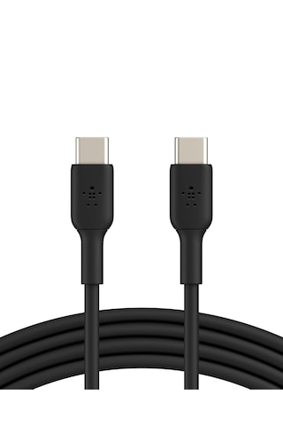Belkin Boost Charge 60w Usb-c - Usb-c Kablosu 1m, Siyah 100 Cm