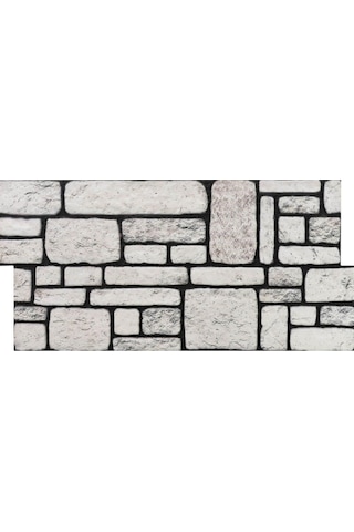 5 Adet X Karma Taş Desenli 3D Strafor Köpük Duvar Kaplama Paneli (446785873)