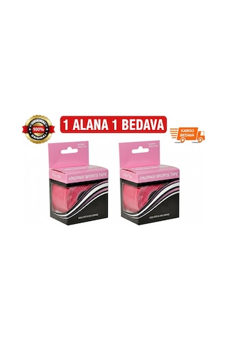 Kinopain Spor Bandı Pembe 5 CM x 5 M 1+1