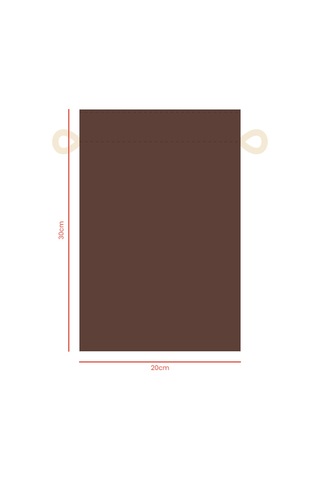 Baghashtag Kahverengi Bez Kese 20 Cm X 30 Cm Çok renkli