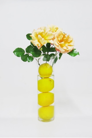 Missi Üfleme Cam Ruf Yaka Vazo 28 Cm