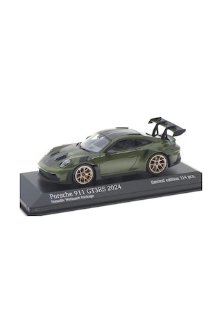 Minichamps 1:43 Porsche 911 Gt3 Rs 992 2024 Nato Olive Green Limited Edition 114 Model Araba