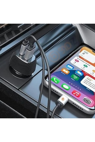 Bydiz By-38l Hızlı Araç Şarj Cihazı 38w Çakmaklık Şarj Aleti Apple İphone 14/13/12/11/pro/max