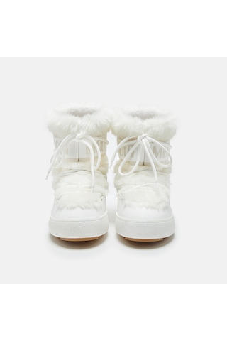 Bot Kar Kadın 80d2450130-a001 Moon Boot Ltrack Faux Fur White Beyaz