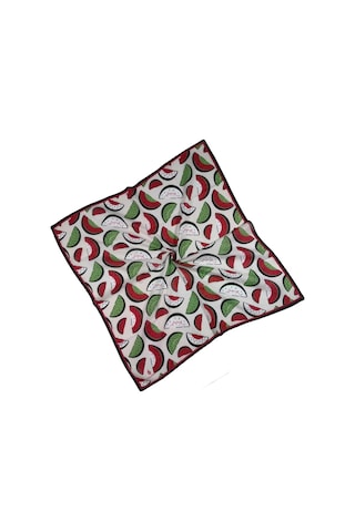 Mim Eşarp Valino Soft Pamuk Çocuk Desenli Eşarp 70x70 Cm Siyah - Karpuz