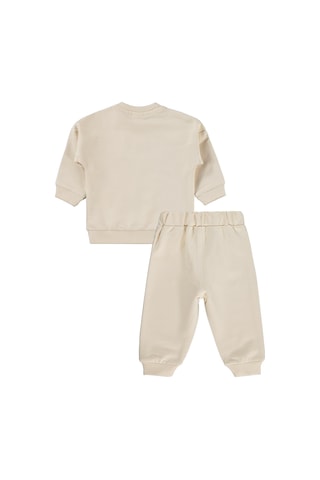 Civil Baby Çiçek Nakışlı 6-18 Ay Takım - Bej