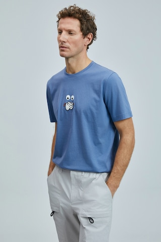 Lufian Zany Modern Grafik T- Shirt Koyu Lila Koyu Lila 111020255100890 Koyu Lila
