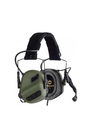 Earmor M32 Plus Hakı Yeşil Telsız Kablolu Atış Elektronık Kulaklıgı Kulak Koruma
