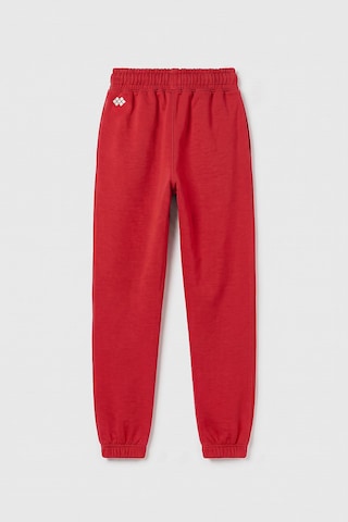 TOMMYLIFE Fiesta Standart Fit Basic Kız Çocuk Eşofman Alt - 75194 Kırmızı