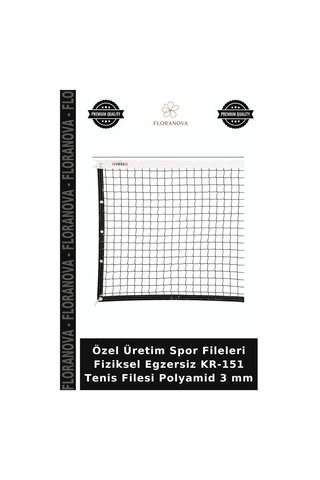 Özel Üretim Spor Fileleri Fiziksel Egzersiz Kr-151 Tenis Filesi Polyamid 3 Mm