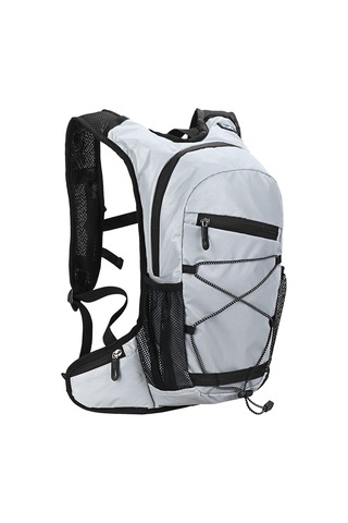 Hidrasyon Sırt Çantası, 8l Yüksek Görünürlük Yansıtıcı Bisiklet Hidrasyon Sırt Çantası Açık Hava Sporları Yürüyüş Yürüyüş Sırt Çantası Seyahat Gündüzü Omuz Çantası Altın