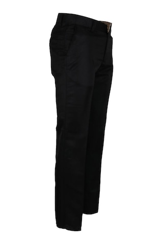 Erkek Keten Pantolon Klasik Normal Kesim Rar01160 Siyah