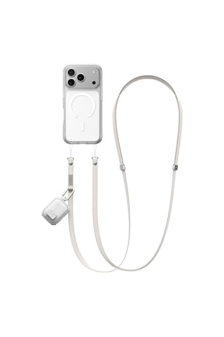 Amazingthing Titan Serisi Ayarlanabilir Manyetik Tasarımlı Telefon Ve Apple Uyumlu AirPods Boyun Askı İpi Gri Gri