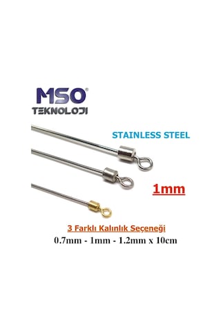 MSO Olta Balıkçılık Paslanmaz Çelik Mepps Jig Yem Yapım Fırdöndü