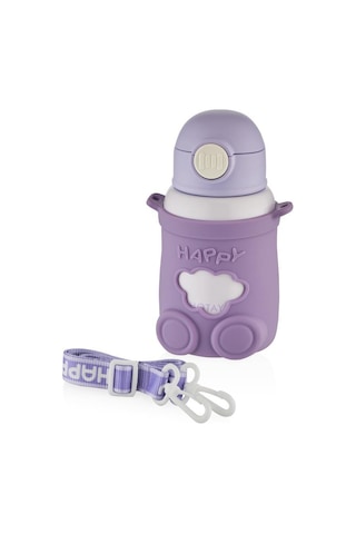 Shotay Happy Everyday Çelik Termos Matara Çocuk 480ml Lila