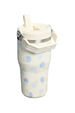 Stanley The Iceflow Flip Straw 2.0 Tumbler 0.59 L Antique Florets Krem