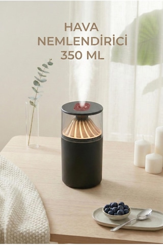 350 Ml Led Işıklı Hava Nemlendirici & Oda Kokusu Difüzörü Çok renkli