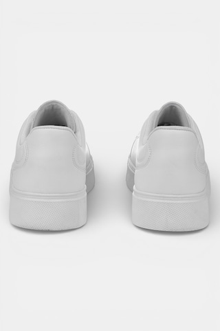 Günlük Beyaz Erkek Sneaker Spor Ayakkabı Hafif Rahat Model-205 Beyaz