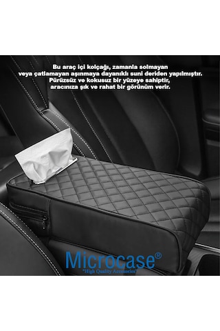 Çek-al Mendil Bölmeli Araç İçi Kolçak Kol Dayama Minderi Al4411