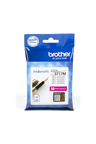 Brother Lc3717M Kırmızı Mürekkep Kartuş 550 Sayfa