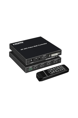 Electroon 2x2 Video Wall Controller Duvar Ekran Genişletici 1giriş 4çıkış Ekran Bölücü Genişletici