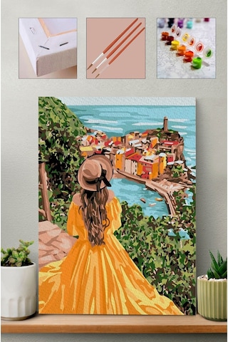 Sayılarla Boyama Seti - Uzaklara Doğru Kasnaklı