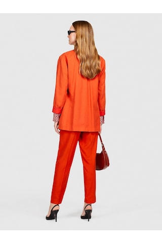 Sisley Liyosel Kemerli Jogger Pantolon Kadın Turuncu Pantolon - 323a4bjflf00s