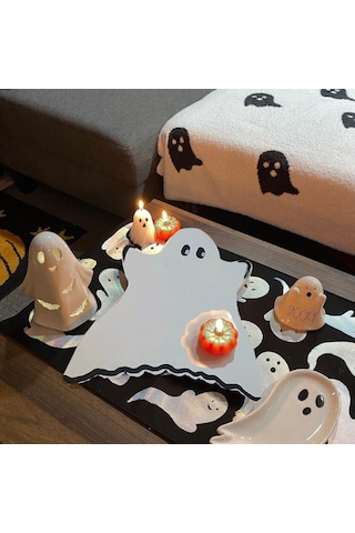 Hayalet Ghost Ahşap Supla - Amerikan Servis - Tabak Altı Çok Renkli