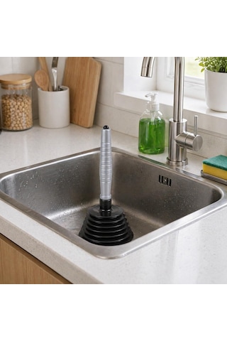 Orret Home Körüklü Lavabo Pompası 25 Cm Tıkanıklık Açma Pompası Tuvalet Açıcı Pompa Banyo Mutfak Gider Açı