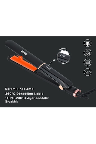 Sinbo SHD-1710 Isı Ayarlı Dijital Saç Düzleştirici Maşa