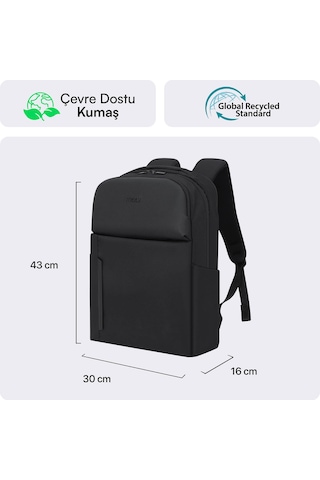 Mack Mce-1722 16 Code Eco Notebook Sırt Çantası Siyah