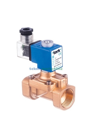 1/2" Normalde Kapalı Solenoid Valf 0,5 - 16 Bar Tork S1010.03.145
