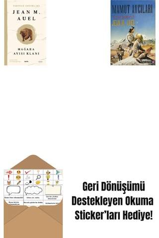 Yeryüzü Çocukları 1 - Mağara Ayısı Klanı + Mamut Avcıları + Okuma Sticker'ları