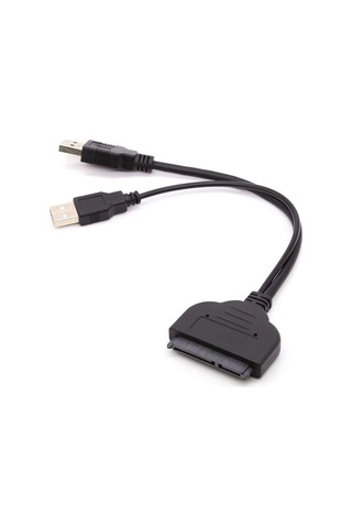 Usb Sata Kablosu Usb 3.0 - Sata 3 Adaptör Bilgisayar Kabloları Konektörleri Usb Sata Adaptör Kablo Desteği 2.5 İnç Ssd Hdd Sabit Sürücü, Siyah