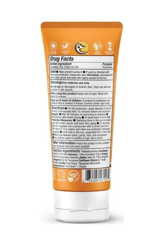 Badger Clear Zinc Çocuk Güneş Kremi SPF40 (Kolay Sürülüm) 87 mL