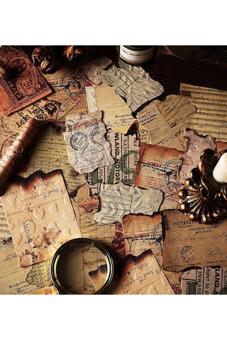Vintage Tarzı Retro Scrapbook Kağıt Seti 28 Parça Genel