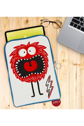 Bk Gift Sevimli Canavar Tasarımlı Taşınabilir Koruyucu Tablet Kıl