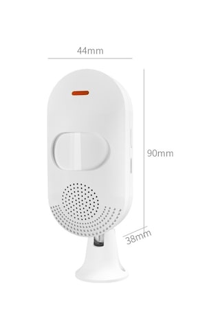 Moly Yunboo Tuya Wi-fi Pır Hareket Sensörü, 12m Algılama, 25kg Evcil Hayvan Immünitesi, Duvar Montajlı