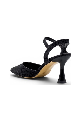 Hbz 0615 Simli Kadın Stiletto siyah