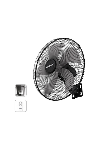 Koşar Ksv-dk500 Uzaktan Kumandalı Sanayi Tipi Vantilatör-duvar Tipi 140 Watt & 20 İnç