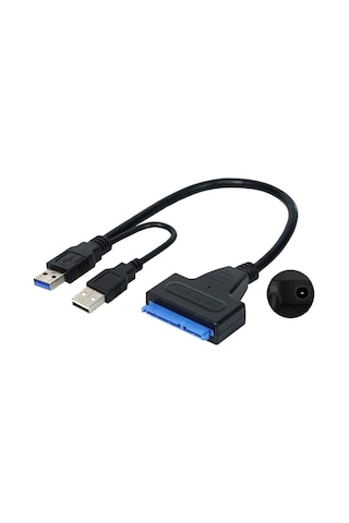 USB 3.0 2.5 3.5 İnç Sata SSD HDD Hard Disk Çevirici Dönüştürücü Adaptör Kablosu