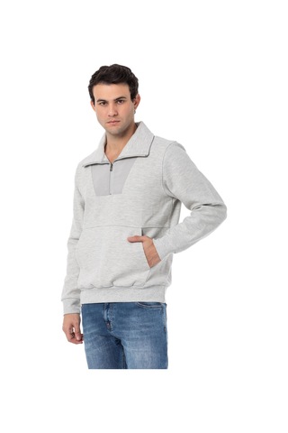 Cipo & Baxx Cl555 Erkek Basic Zip Hoodie 001