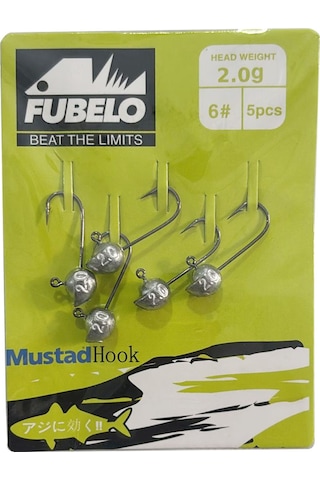 Fubelo Sharp Head 5 Adet Jig Head 1gr 6no 1gr 6no