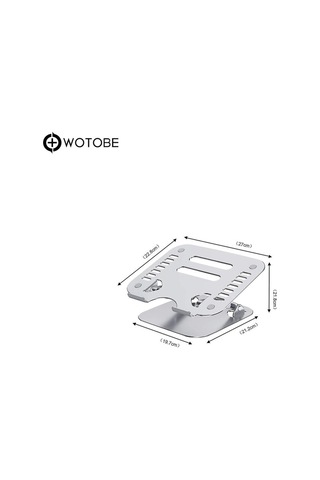 Ayarlanabilir Metal Laptop Standı Notebook Tutucu Alüminyum Macbook Uyumlu Yükseltici