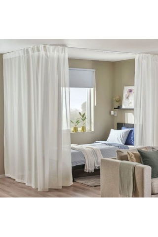 Ikea Rosenrobınıa Tül Perde 300x300 Cm Beyaz