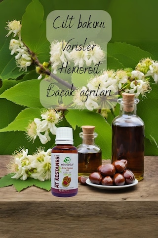 Einnatur At Kestanesi Yağı %100 Saf Zeytinyağında Maserasyon Aesculus Hippocastanum Atkestanesi 30 ML