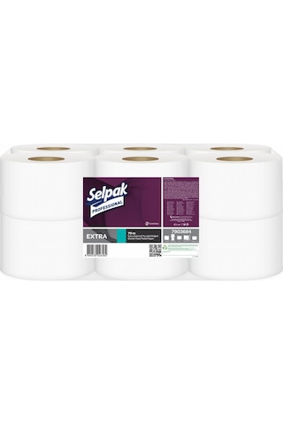 Selpak Professional Extra İçten Çekmeli Tuvalet Kağıdı 70 M 12 Rulo Selpak Professional Extra İçten Çekmeli Tuvalet Kağıdı 70 M 12 Rulo